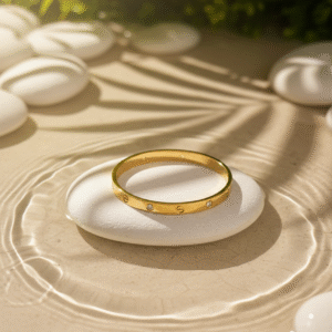 Bolt Shine – Gold-Tone Anti-Tarnish Bracelet