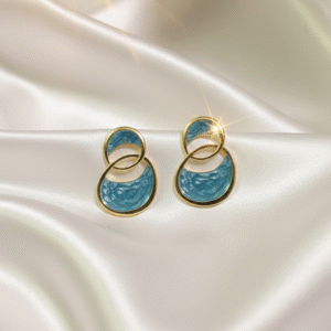 Azure Orbit Statement Studs