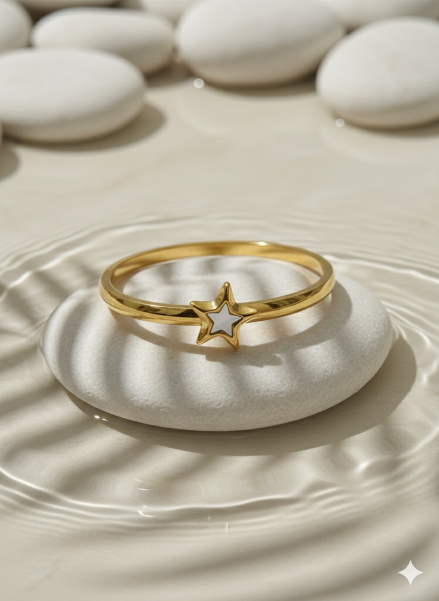 Stellar Crest – Gold-Tone Anti-Tarnish Bracelet