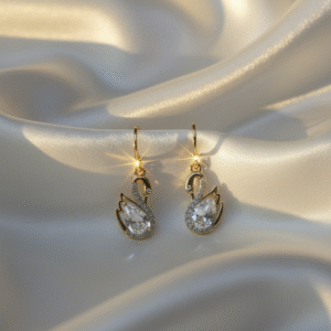Crystal Swan Elegance Drops