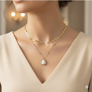 Elara Drop – Anti Tarnish Chain