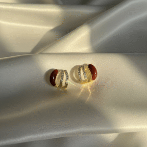 Crimson Radiance Hoops